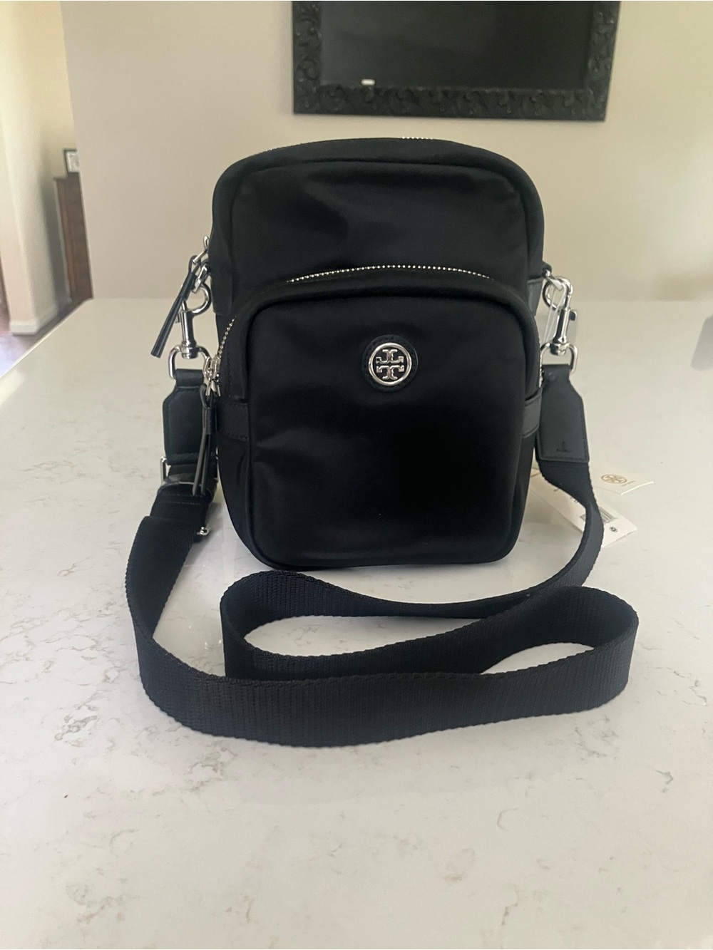 Tory Burch Virginia Black Nylon Camera Bag *NWT*